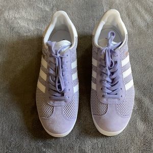 Women’s adidas Gazelle Purple Mesh Sneakers